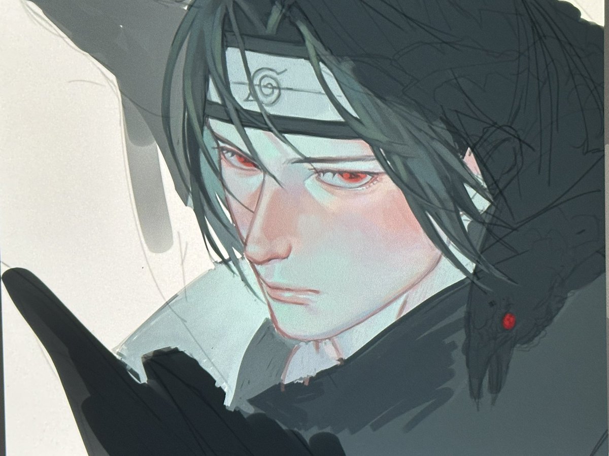 sunaa_33's tweet image. itachi wip while i’m here 💔