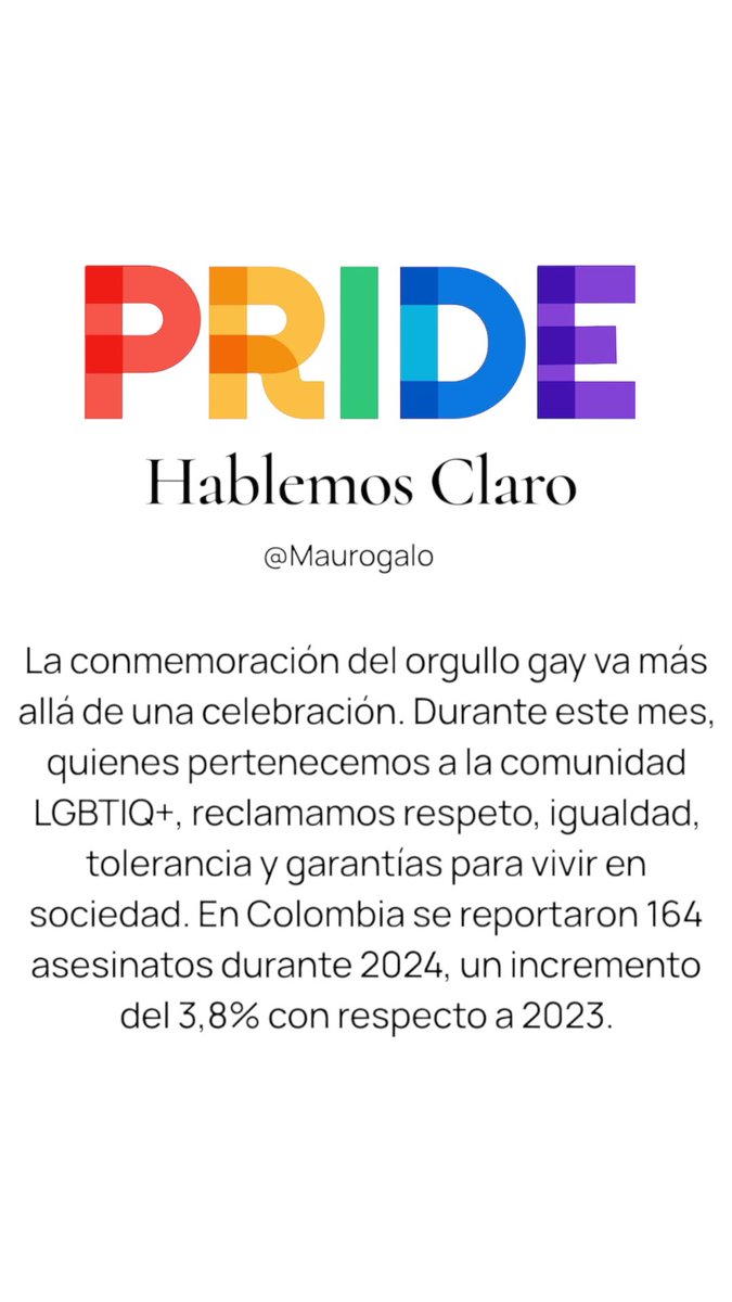Maurogalo's tweet photo. Mes del orgullo gay. #Pride2025 https://t.co/20tjFmF64h