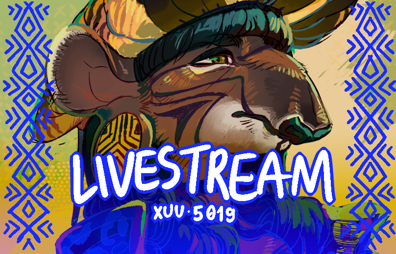 livestreaming! i'm very artblocked so i'll try doodling stuff. come share random gossip
picarto.tv/5019