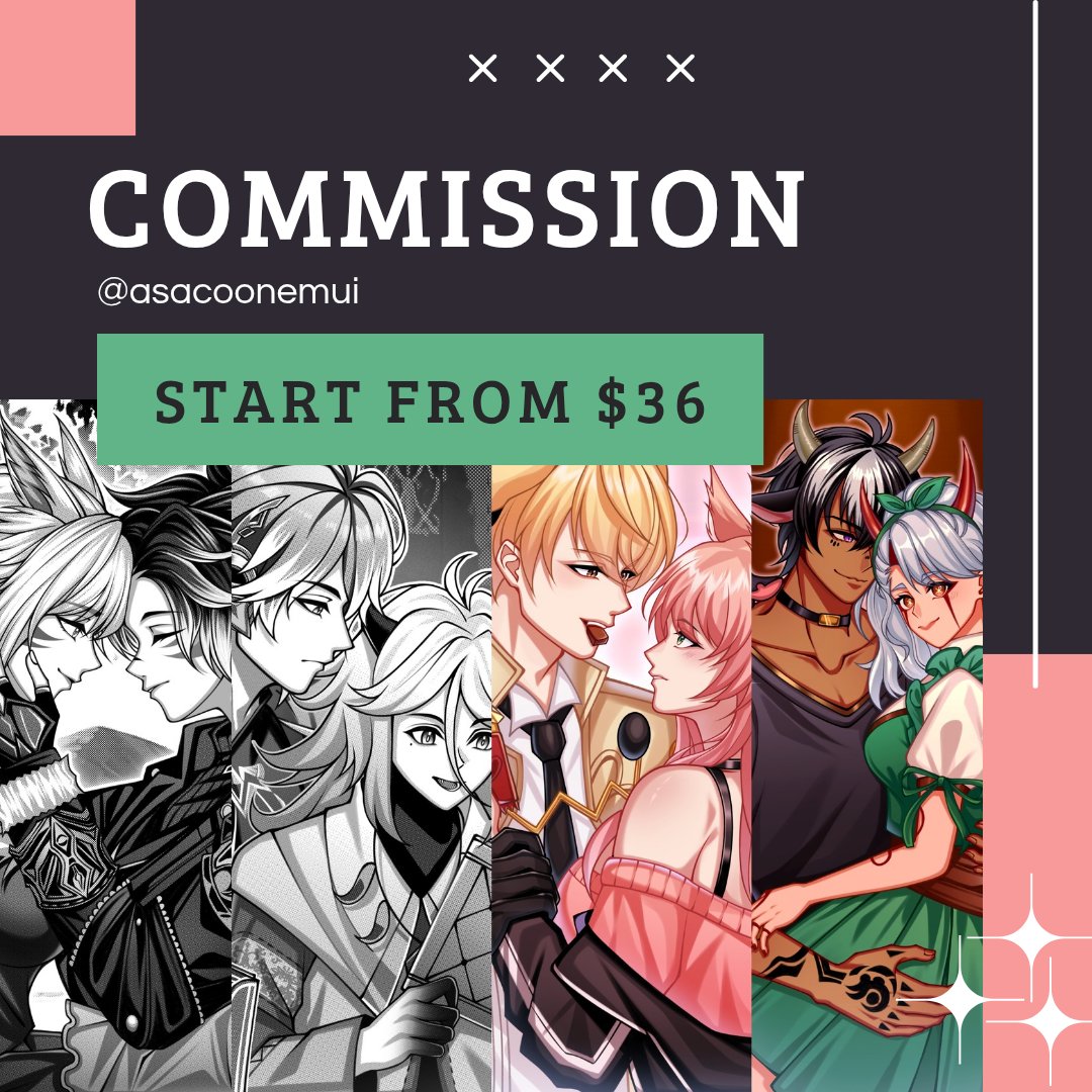 asacoonemui's tweet image. [ RTs and Likes are appreciated ]

Hi! I&apos;m opening manga &amp;amp; anime style comms✨
If you are interested, check my vgen &amp;gt;&amp;gt;

🔗 vgen.co/asacoonemui

Thank you so much 💞

#artmoots #VgenOpen #artshare