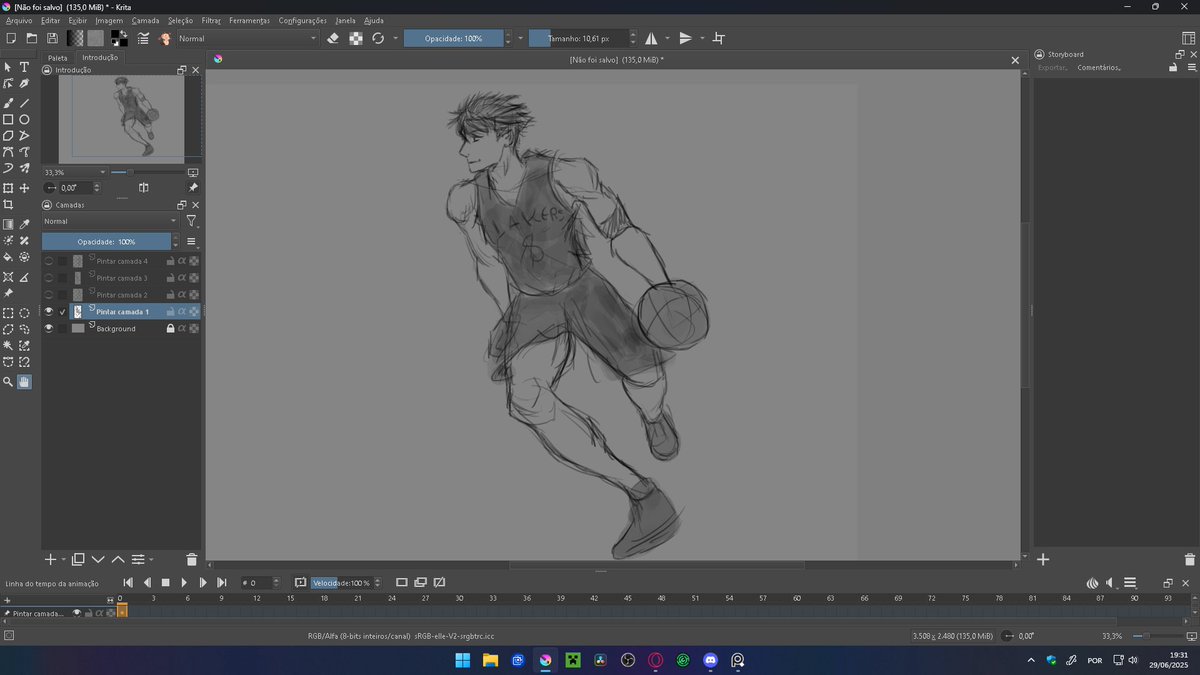 DeanArt16's tweet image. More more more #sketches #studys #basketball