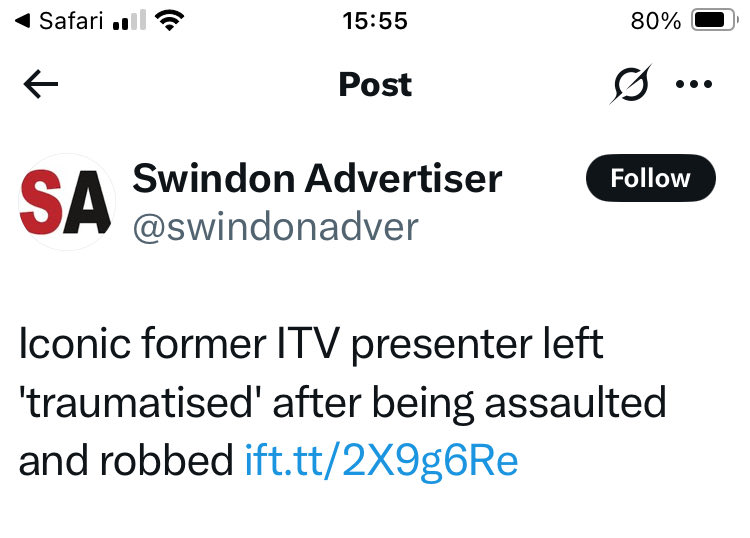 Andy Somers tweet media