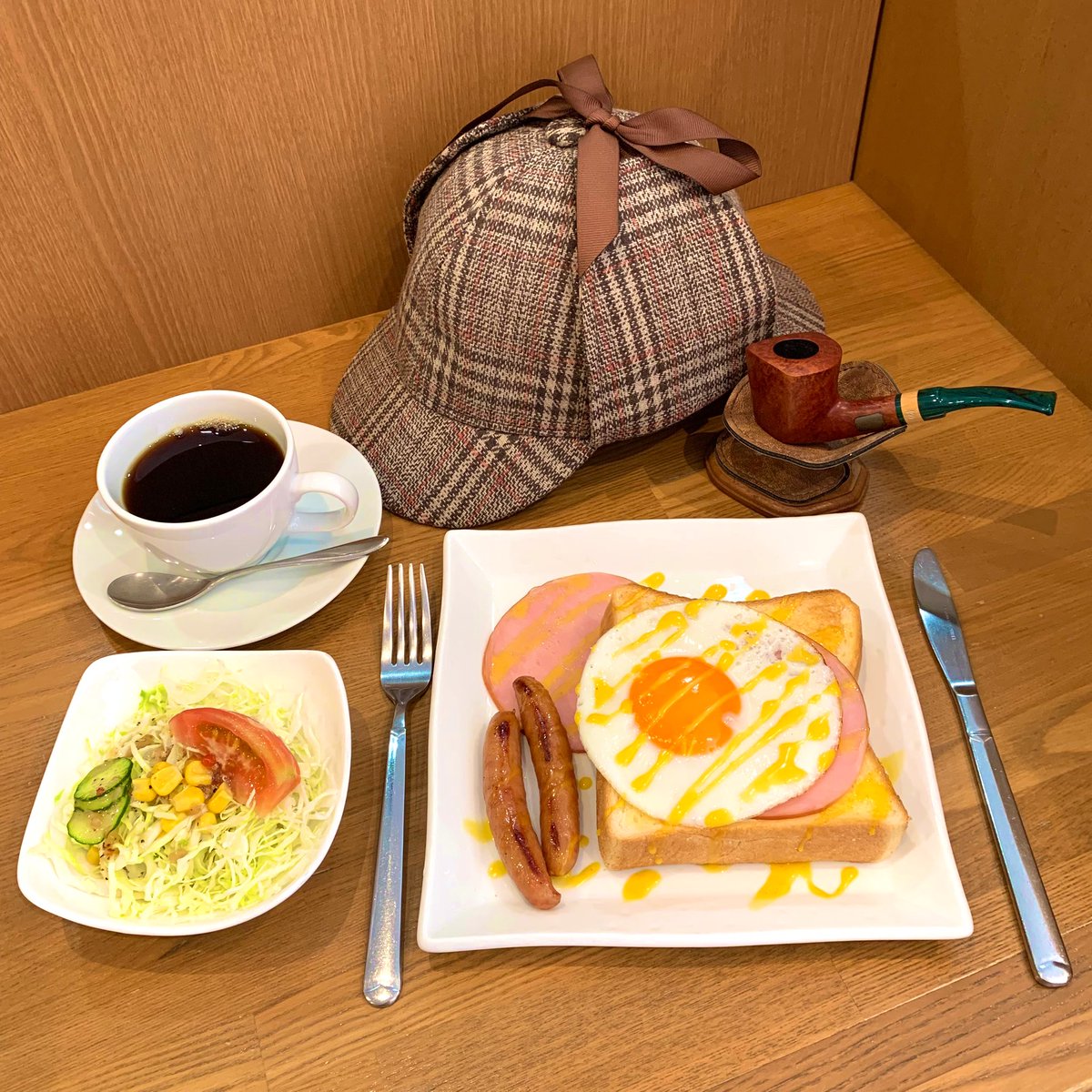 金沢本店です🎩 謎屋珈琲店のモーニングで1番人気『シャーロック