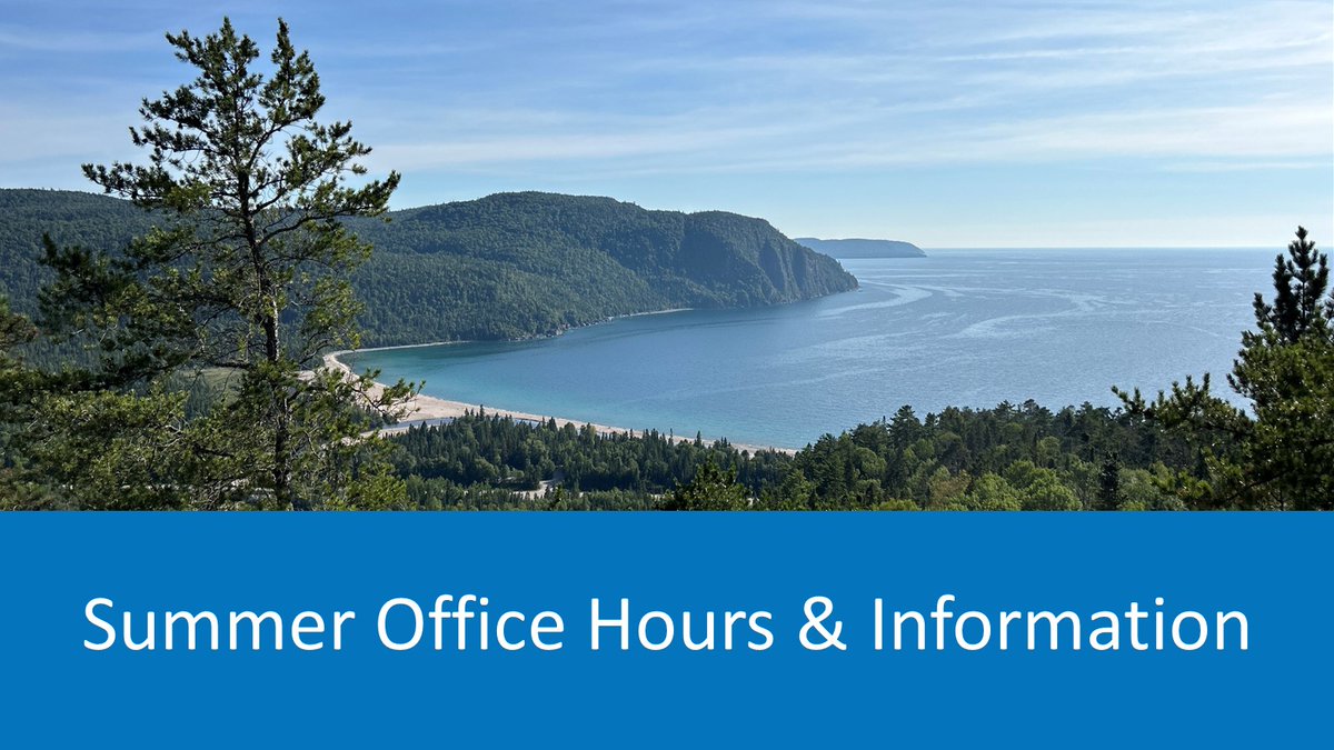 LakeSuperiorPP's tweet image. Summer is officially in full swing at #LSPP and as such our offices have shifted to peak season operating hours!🌞

Visitors should make note of the following important information: 

1/10