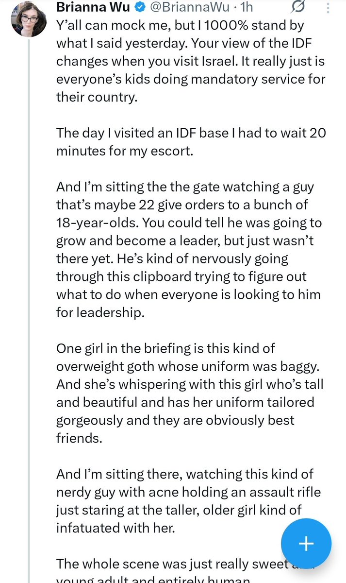 "Genocide is okay if committed by overweight goth soldiers and nerdy soldiers with acne." 👍