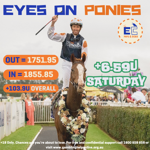 TheEarlyCrowPod's tweet photo. π― Eyes On Ponies Results π―
A tidy little Saturday on the punt! β
πΉ Winners landed
πΉ Doubles & multis ticking over
We'll be back next Saturday as always! π
@dickosmailbag @tompapley @mjpratt35
#TheMailbag #EyesOnPonies #Winning https://t.co/iRM5rifnJS