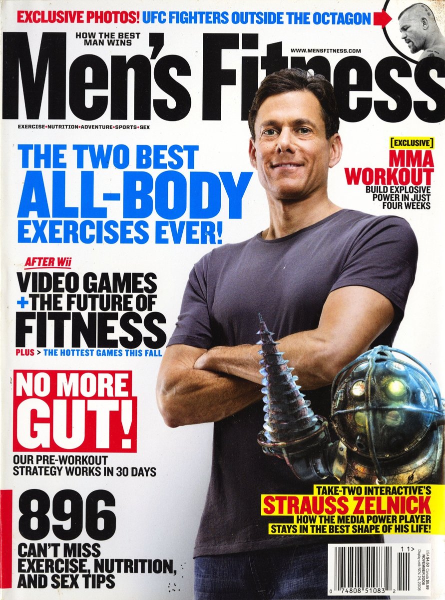 GameHistoryOrg's tweet image. Silly Sunday posts: thanks to a generous/foolish donation to the VGHF, you can learn about the fitness routine of Take-Two Interactive CEO Strauss Zelnick, in this newly scanned magazine from 2008! archive.gamehistory.org/item/d89c8d67-…