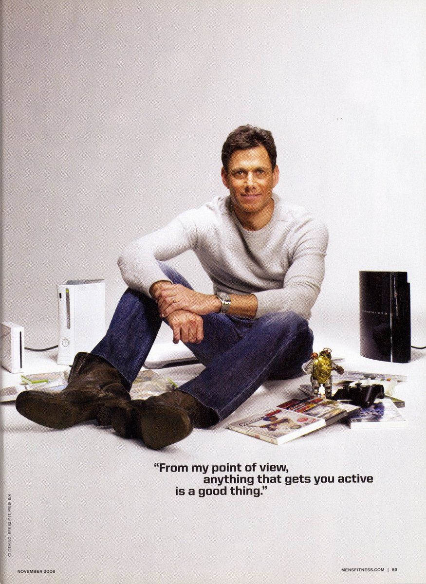 GameHistoryOrg's tweet image. Silly Sunday posts: thanks to a generous/foolish donation to the VGHF, you can learn about the fitness routine of Take-Two Interactive CEO Strauss Zelnick, in this newly scanned magazine from 2008! archive.gamehistory.org/item/d89c8d67-…