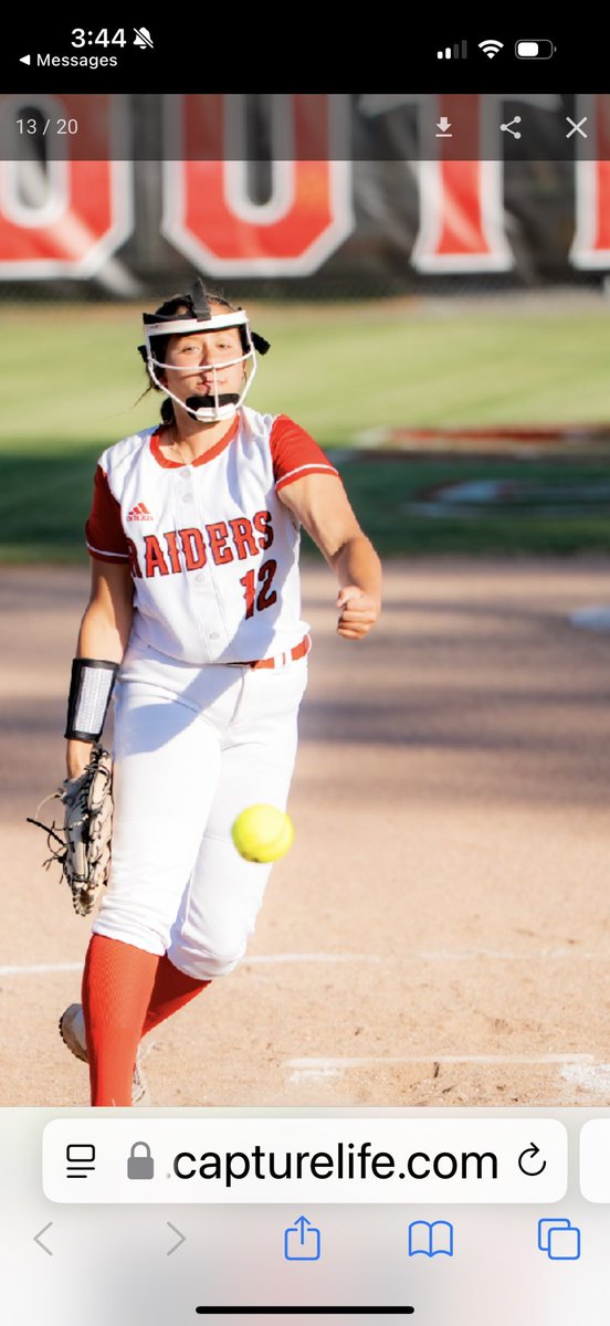 Remi Hagerty 2025 NC Softball Coaches Association - All district player - South Rowan High School