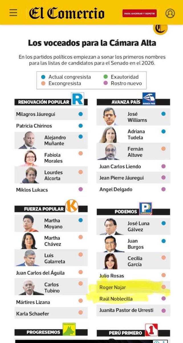 Miren por favor a toda la CLOACA q quiere entrar al SENADO.
No votemos con el corazón inflamado, votemos con el cerebro INFORMADO (lo acabo de escuchar y me pareció fantástico. Gracias x el post <a href="/pierinaoliva/">Pierina Oliva Perla</a> ) y con MEMORIA! 
DEFINITIVAMENTE, 
#PORESTOSNO 
#porestosno2026