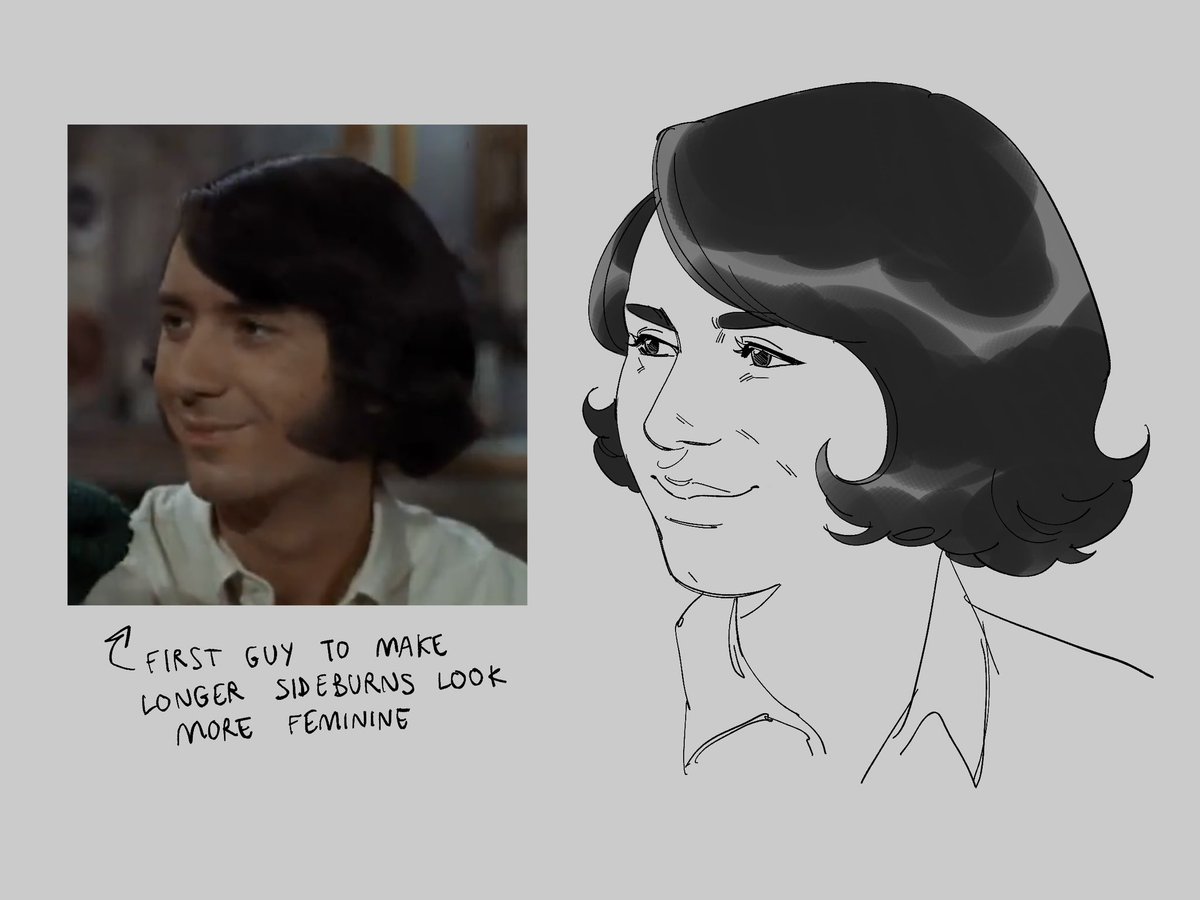 quick fem mike because his hair looked like a cute little bob in monkee mayor