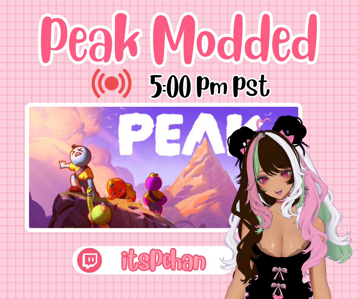 #PchanCharityShowdown LIVE!! (@itspchann) on Twitter photo To the peak 🗻
Playing with <a href="/justclicklol/">JustClickLol</a> <a href="/SpiderEric_ytg/">SpiderEric</a> <a href="/sarafinark/">chronically tired</a> <a href="/kjadettv/">KJade</a> <a href="/ItsRosechi/">Rosechi ♡</a> <a href="/BoxMacOfficial/">𝘽𝙤𝙭𝙈𝙖𝙘 | Vtuber Villain ARC 👿</a> <a href="/MochiPlayys/">🇵🇸Mochi Playys</a> <a href="/napoellis/">napoellis</a> <a href="/OnixOnigiri/">OnixOnigiri | Twitch Streamer</a> <a href="/reptolive/">repto</a> <a href="/AerisVelum/">Aeris Velum 👾 VTUBER</a> <a href="/peachiegmr/">peachie</a> /SDKjoshua
I think that’s it lol To the peak 🗻
Playing with <a href="/justclicklol/">JustClickLol</a> <a href="/SpiderEric_ytg/">SpiderEric</a> <a href="/sarafinark/">chronically tired</a> <a href="/kjadettv/">KJade</a> <a href="/ItsRosechi/">Rosechi ♡</a> <a href="/BoxMacOfficial/">𝘽𝙤𝙭𝙈𝙖𝙘 | Vtuber Villain ARC 👿</a> <a href="/MochiPlayys/">🇵🇸Mochi Playys</a> <a href="/napoellis/">napoellis</a> <a href="/OnixOnigiri/">OnixOnigiri | Twitch Streamer</a> <a href="/reptolive/">repto</a> <a href="/AerisVelum/">Aeris Velum 👾 VTUBER</a> <a href="/peachiegmr/">peachie</a> /SDKjoshua
I think that’s it lol