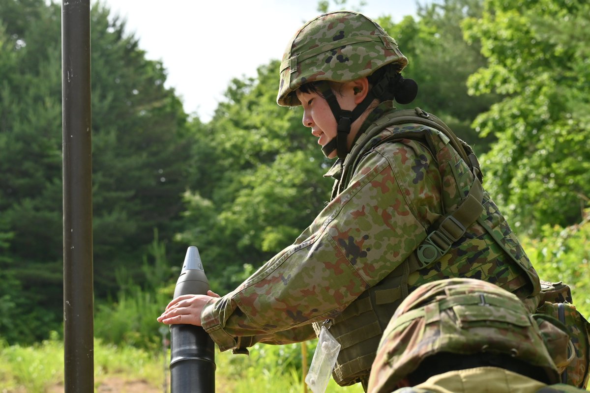 TagajoGSDFpr's tweet image. #第22即応機動連隊 は、王城寺原演習場において「第1次連隊射撃野営」を実施しました。各種射撃訓練を通じて、更なる練度の向上に努めました。