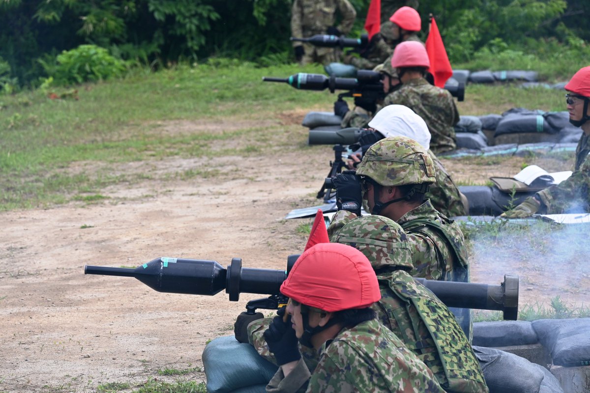 TagajoGSDFpr's tweet image. #第22即応機動連隊 は、王城寺原演習場において「第1次連隊射撃野営」を実施しました。各種射撃訓練を通じて、更なる練度の向上に努めました。