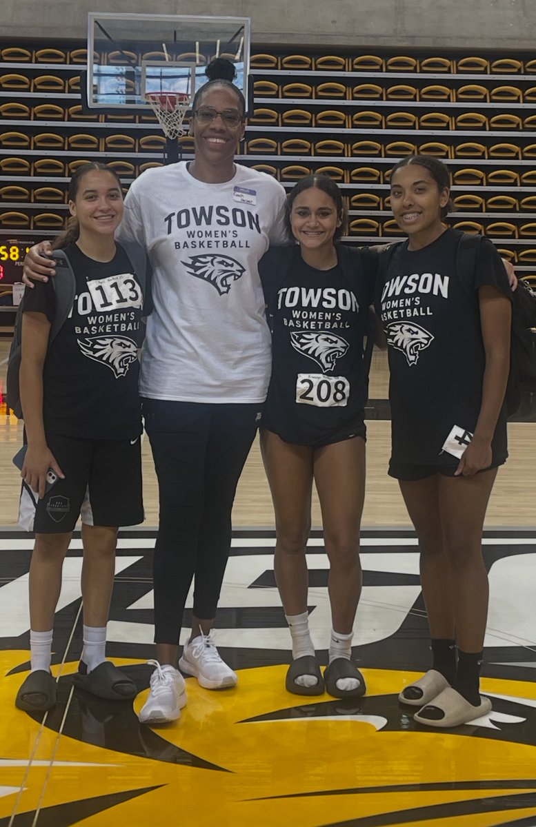 Thank you for a great Elite Camp today! Competing at a high level and taking the championship game chip in the Towson gym was an amazing feeling. I really appreciated the opportunity to learn, compete, and be around great coaches and players. #TowsonWBBEliteCamp