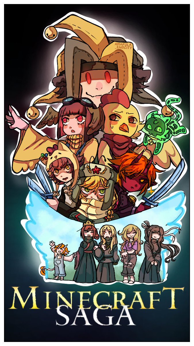 PORTADA DE MINECRAFT SAGA!!!! SOLO EN TWICH!! 🗣️🔥🔥
#MinecraftSaga #JustNovaFanart #MagmaBoiFanart #StarVtuberFanart #PolloFritoFanart #CapitanGatoFanart