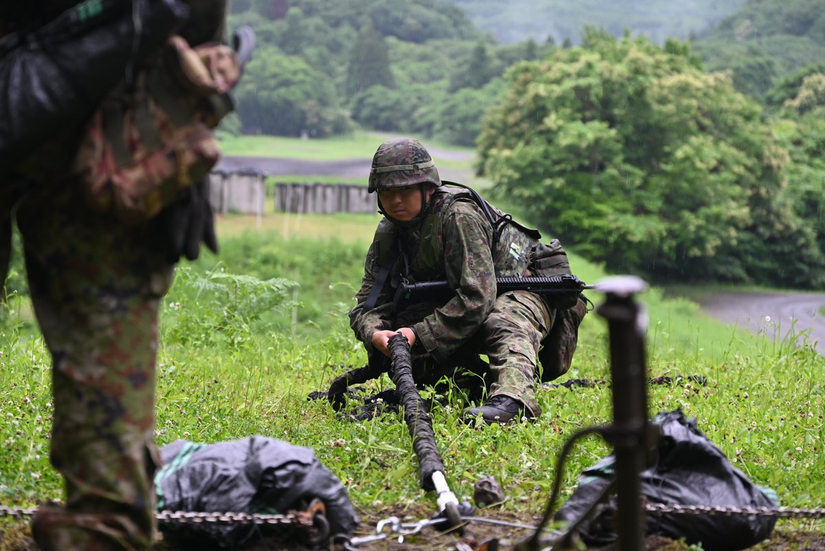 TagajoGSDFpr's tweet image. #第22即応機動連隊 は、王城寺原演習場において「第1次連隊射撃野営」を実施しました。各種爆破訓練を通じて、更なる練度の向上に努めました。