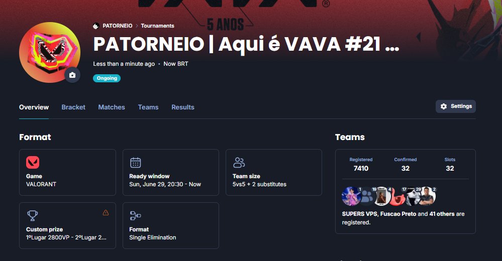 VisneeeeVLR's tweet photo. Hoje tava cheio de time querendo participar kk https://t.co/MAq8wKCjgh