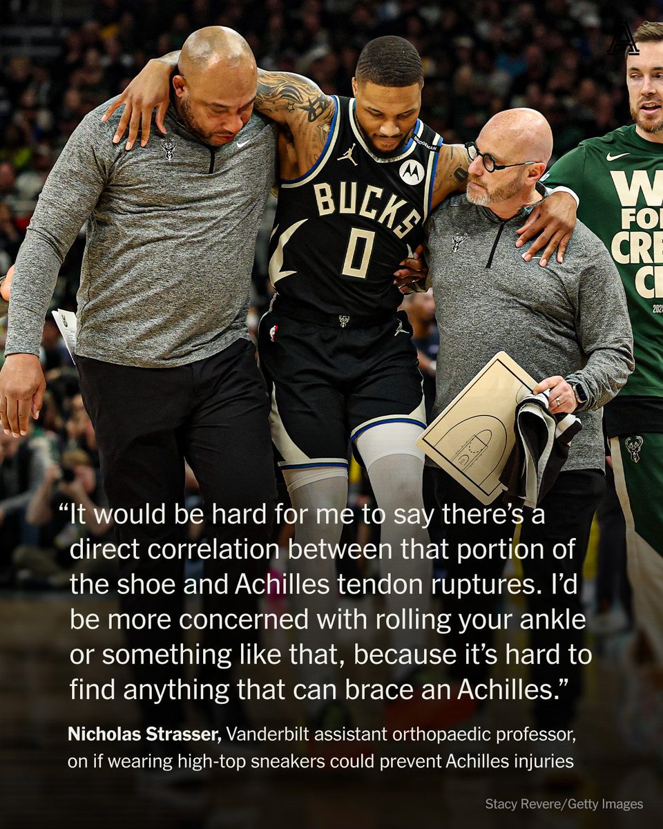 In recent weeks, arguments about sneaker usage have entered the chat about commonplace Achilles ruptures.

But do the experts believe the NBA's rise in Achilles tears correlate to the footwear the injured players have used?

✍️ <a href="/JJ__NBA/">James</a>

nytimes.com/athletic/64533…