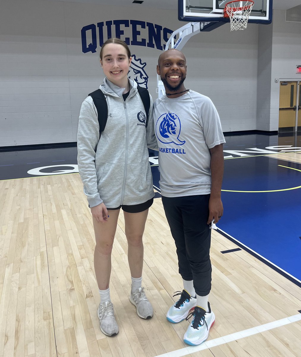 Rebekah Hartzell (@bekah_hartzell) on Twitter photo Had an amazing day with <a href="/JBrownQUEENS/">Jen Brown</a>, <a href="/coachkenny3/">Coach Kenneth Blake</a>, and the rest of the <a href="/QueensWBB/">Queens (N.C.) Women’s Basketball</a> staff! It was such a great experience, and I left as the 1v1 champ 💪🏻🏆 I can't wait to see y'all this July! Had an amazing day with <a href="/JBrownQUEENS/">Jen Brown</a>, <a href="/coachkenny3/">Coach Kenneth Blake</a>, and the rest of the <a href="/QueensWBB/">Queens (N.C.) Women’s Basketball</a> staff! It was such a great experience, and I left as the 1v1 champ 💪🏻🏆 I can't wait to see y'all this July!