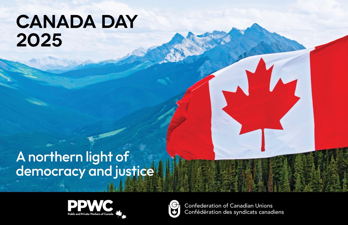 #CanadaDay2025 on #July1 is a time for reflection, pride, and celebration. It’s a day when families gather, communities come together, and we recognize the diverse, rich history of our country. Download poster from <a href="/PPWCUnion/">Public and Private Workers of Canada (PPWC)</a> website at ppwc.ca/public-and-pri…