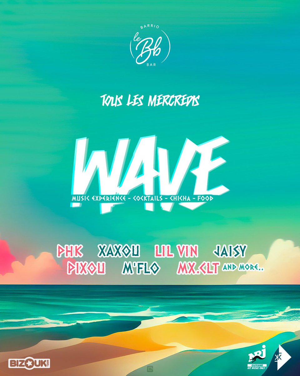 Vous l’aurez compris ! 

La WAVE est de retour pour ces vacances 2025 et ce, tous les mercredis à partir du 09 juillet jusqu’à ce que septembre nous sépare. 🫶🏽

Inutile de tergiverser, vous connaissez déjà la déferlante emblématique de LAKKOP. 🌊