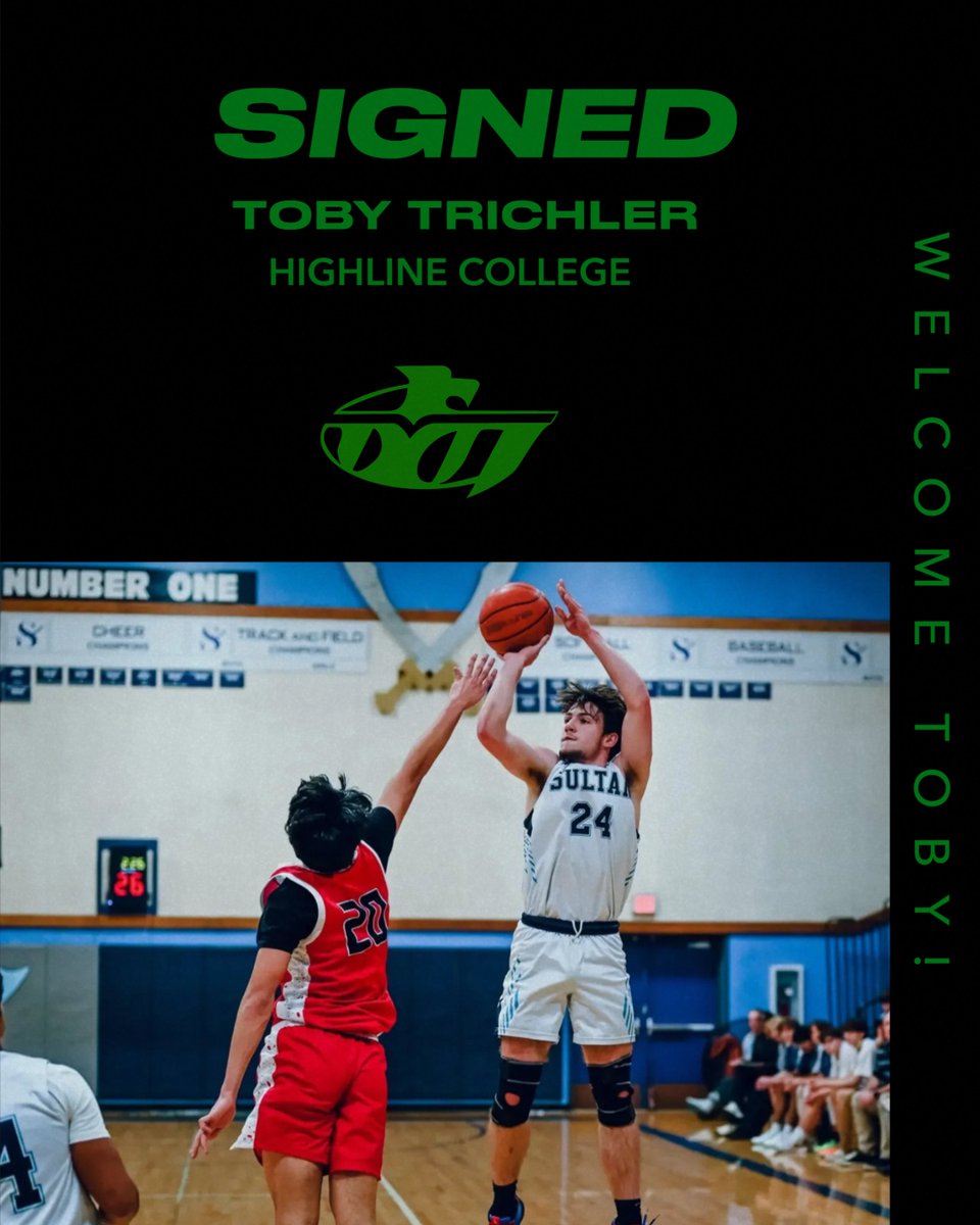 We are excited to announce the addition of Toby Trichler. Toby is a 6'2 guard from Sultan HS, welcome to Highline Toby! x.com/toby_trichler/…`