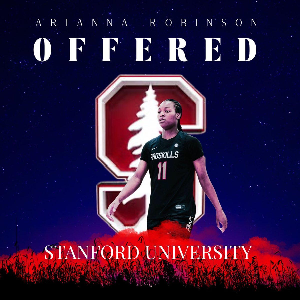 Arianna Robinson (@arirobinson_) on Twitter photo Extremely blessed and super excited to receive an offer from <a href="/StanfordWBB/">Stanford WBB π²π</a> . Thank you coaches <a href="/KatePaye/">Kate Paye</a> and <a href="/birdstheword_24/">Erica McCall</a> for the great conversations. I look forward to learning more about your program #agtg <a href="/ProSkillsGBB/">ProSkills Girls Basketball</a> <a href="/EarlRooks4/">Earl Rooks</a> <a href="/PESHGirlsHoops/">PlanoEastGirlsHoops</a> Extremely blessed and super excited to receive an offer from <a href="/StanfordWBB/">Stanford WBB π²π</a> . Thank you coaches <a href="/KatePaye/">Kate Paye</a> and <a href="/birdstheword_24/">Erica McCall</a> for the great conversations. I look forward to learning more about your program #agtg <a href="/ProSkillsGBB/">ProSkills Girls Basketball</a> <a href="/EarlRooks4/">Earl Rooks</a> <a href="/PESHGirlsHoops/">PlanoEastGirlsHoops</a>