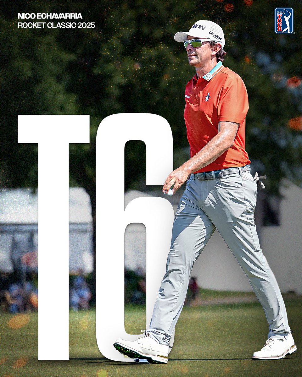 PGATOUResp (@pgatouresp) on Twitter photo Luchando hasta el final. 💪
@Nicolas_Ech se quedó dos golpes corto del desempate en el <a href="/RocketClassic/">Rocket Classic</a>, pero su resultado lo impulsó al puesto Nº60 en la #FedExCup. Luchando hasta el final. 💪
@Nicolas_Ech se quedó dos golpes corto del desempate en el <a href="/RocketClassic/">Rocket Classic</a>, pero su resultado lo impulsó al puesto Nº60 en la #FedExCup.
