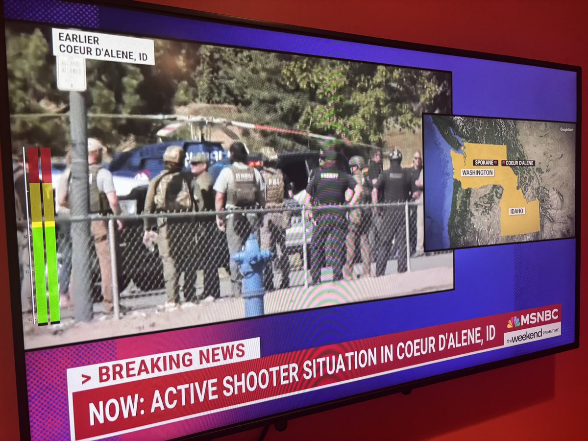 Multiple firefighters shot at while responding to a brush fire in Northern Idaho. At least two people are dead. Officials say gunfire came from multiple directions. Suspected or suspects still not caught. Officials say” we are actively taking sniper fire”