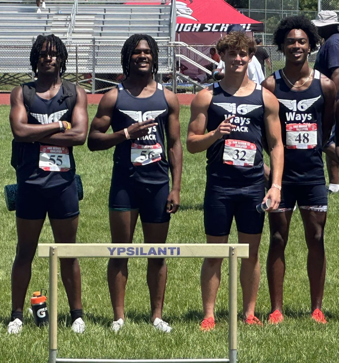 Trey Richardson (@_treyrichardson) on Twitter photo Me and my 4x100 relay AAU team qualified for the Junior Olympics in Houston next month. Can’t wait!!
<a href="/16ways/">16Ways Foundation</a> <a href="/MichiganGoonies/">Michigan Goonies AAU</a> <a href="/coach_lumbo/">Coach Lumbo</a> Me and my 4x100 relay AAU team qualified for the Junior Olympics in Houston next month. Can’t wait!!
<a href="/16ways/">16Ways Foundation</a> <a href="/MichiganGoonies/">Michigan Goonies AAU</a> <a href="/coach_lumbo/">Coach Lumbo</a>