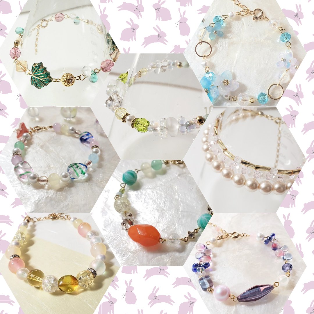 #ハンドメイド作家発掘大作戦

様々なビーズを使用したブレスレットです🌼

他とは違ったブレスレットと出会えるかも🐰

ぜひご覧ください･*

🐰minne.com/@usauni57
🐰creema.jp/c/usauni57/ite…