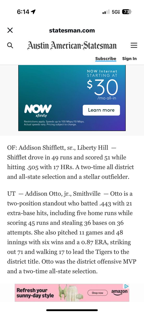 Addison Shifflett_2025 (@addisons42) on Twitter photo I’m am excited to be announced All-Central Texas Softball first team! So thankful for everyone who has helped me get to where I am today! <a href="/softball_lhhs/">LHHS Softball</a> <a href="/GCU_Softball/">GCU Softball</a> <a href="/C_robertson10/">Cory Robertson</a> <a href="/hunter_hays27/">Hunter Hays</a> <a href="/jaymebailey_/">Jayme Bailey</a> <a href="/KatFrakes/">Kat Frakes</a> I’m am excited to be announced All-Central Texas Softball first team! So thankful for everyone who has helped me get to where I am today! <a href="/softball_lhhs/">LHHS Softball</a> <a href="/GCU_Softball/">GCU Softball</a> <a href="/C_robertson10/">Cory Robertson</a> <a href="/hunter_hays27/">Hunter Hays</a> <a href="/jaymebailey_/">Jayme Bailey</a> <a href="/KatFrakes/">Kat Frakes</a>