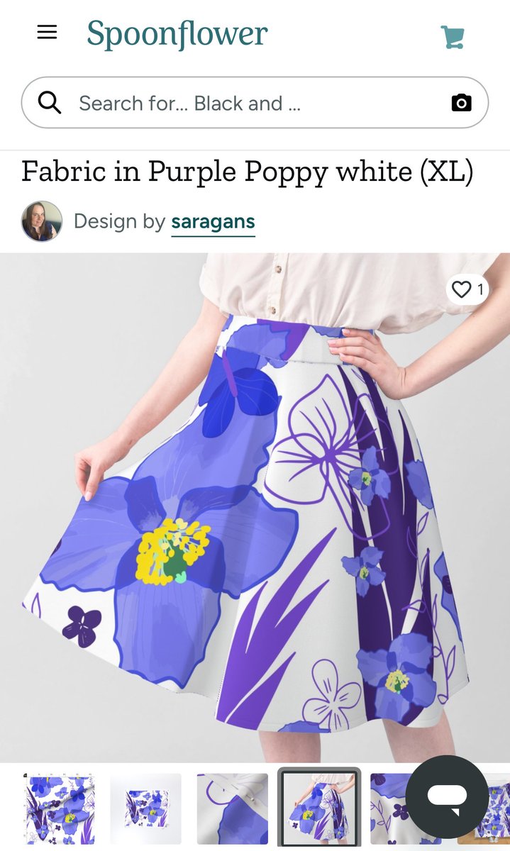 gardentiger's tweet image. spoonflower.com/en/fabric/1762… #pattern #patterndesign #surfacepatterndesign skirt mockup