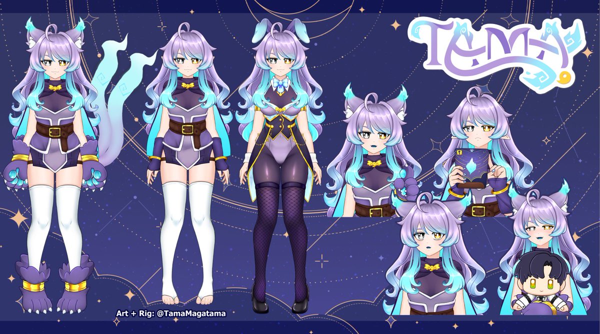 TamaMagatama's tweet image. Welcome Adventurers!
I'm Tama Magatama, your local nekomata wizard!
🐈👁
⊹ . ݁˖ Find me here . ݁₊ ⊹
🪻 youtube.com/@TamaMagatama
🪻 twitch.tv/tamamagatama
🪻 tiktok.com/@tamamagatamaCH
🪻 🎨tag : #Tamatamart
⊹ . ݁˖ . ݁₊ ⊹ . ݁˖. ݁₊ ⊹ . ݁˖. ݁₊ ⊹