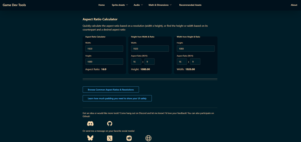 Hrodrick54's tweet photo. The day has come! 🔥
I Just published Free game dev tools for everyone! 🛠️ 
Yes! Right here:  https://t.co/w2hNqRfSxR

No ads, no accounts, no annoying overlays! And open source!   

#indiedev #indiegamedev #tools #devtools #gamedev #gamedevtools #website #react #node #opensource https://t.co/zt45lUDIG8