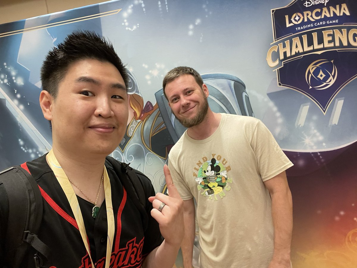 unCAGEDgamez's tweet image. Huge congratulations to @zachbivens1 on getting 3rd at the Lorcana WORLD Championship! Can’t wait to see you crush it once again next season!