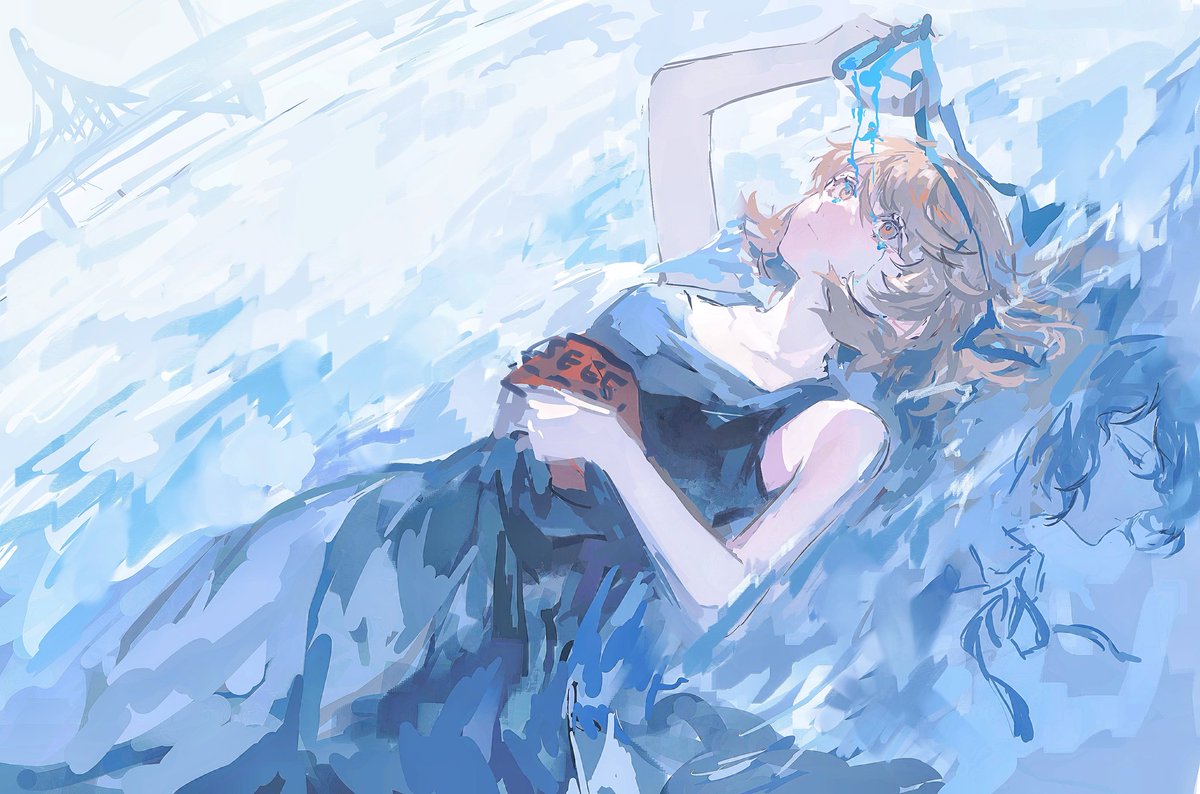 浸染成蓝
#岳羽ゆかり #主ゆか
