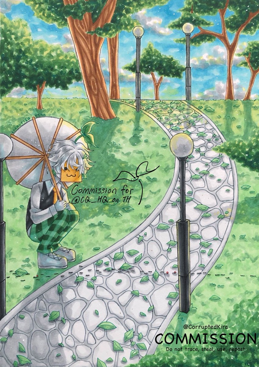 CorruptedKira's tweet photo. Commission for @ CQ_HQ on TH       

Thx for commissioning me              

Info       
-fullbody 
- complex bg
-colored  
-payment: #robux 

#robuxcommissions https://t.co/BQJslztjyi