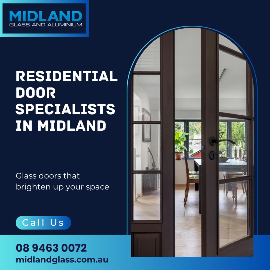 midlandglass_'s tweet image. From classic to contemporary — we’re Midland’s go-to experts for residential doors that make an entrance. 🚪🏡

Feel free to reach out to us on 08 9463 0072.

#GlassDoorsPerth #CustomGlassDoors #SlidingDoors #FrontDoorsWA #BiFoldDoors #AluminiumDoorDesigns #AluminiumDoorFrames