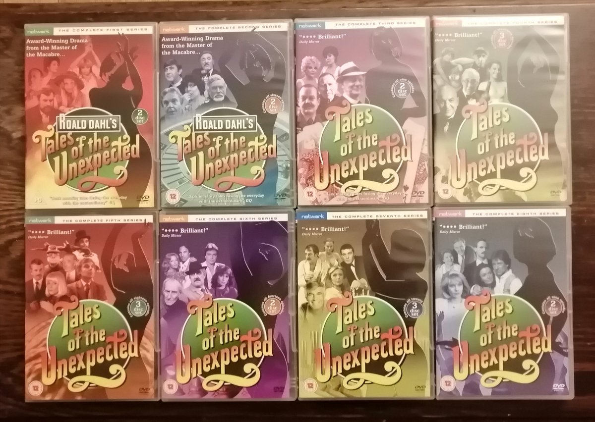 ColinW83's tweet image. A TV series with so many twists and turns that's been dear to my heart since I can remember, and one that I'd never get bored of. Yes, they're on a constant circulation on Sky Arts, but you can't beat owning them on DVD to watch at your disposal. 😁
#talesoftheunexpected
