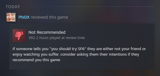 PhiDXGames's tweet image. "Hey Phi will you keep playing SF6?"