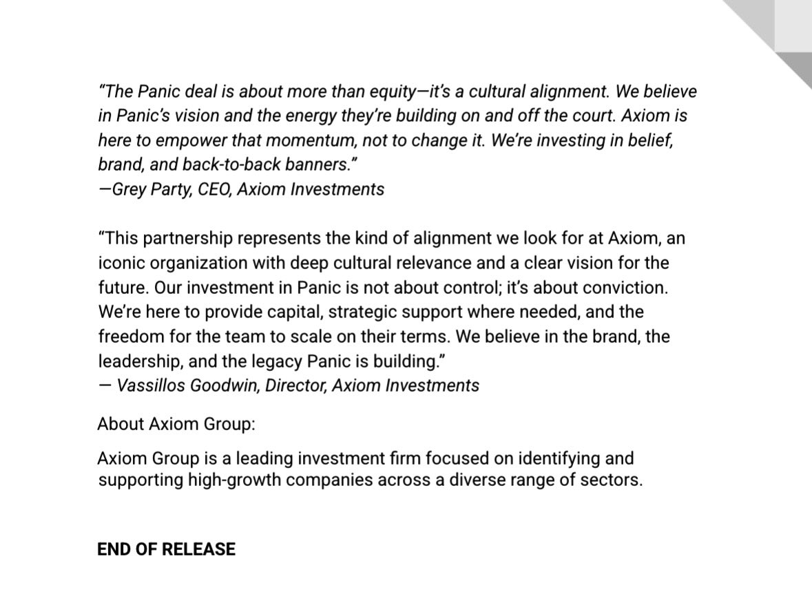 TTGETA ❁ (@ttgetagta) on Twitter photo PRESS RELEASE - JUNE 2025
AXIOM GLOBAL COMPLETES $1.86 BILLION STRATEGIC INVESTMENT IN LS PANIC BASKETBALL.
<a href="/LS_PanicGTA/">Los Santos Panic ❁</a> 🏀 PRESS RELEASE - JUNE 2025
AXIOM GLOBAL COMPLETES $1.86 BILLION STRATEGIC INVESTMENT IN LS PANIC BASKETBALL.
<a href="/LS_PanicGTA/">Los Santos Panic ❁</a> 🏀