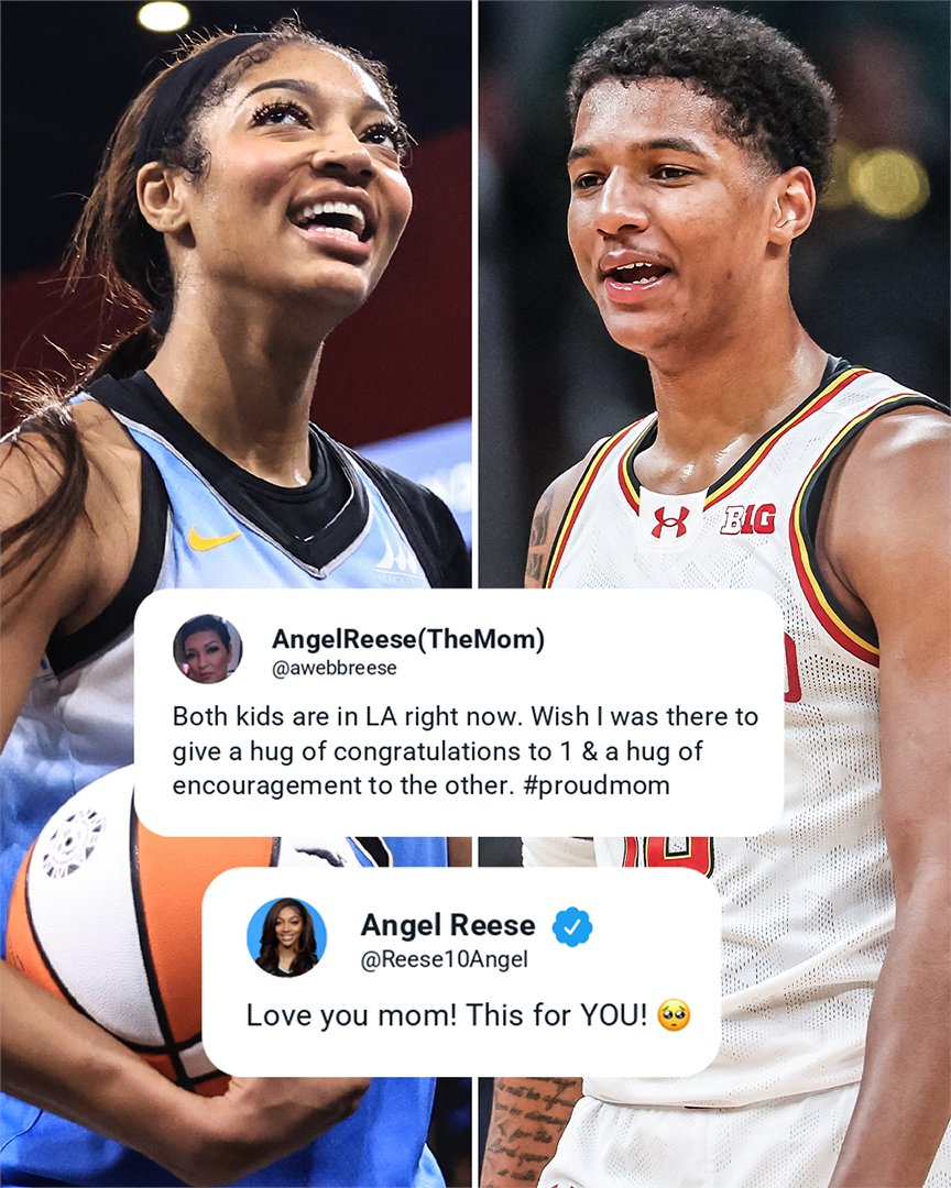 espnW's tweet photo. Julian Reese signed to the Lakers ✅ 
Angel Reese wins vs. the Sparks ✅ 

It's a great week for the Reese family in L.A. ☀️ https://t.co/cSbKOVIlqF