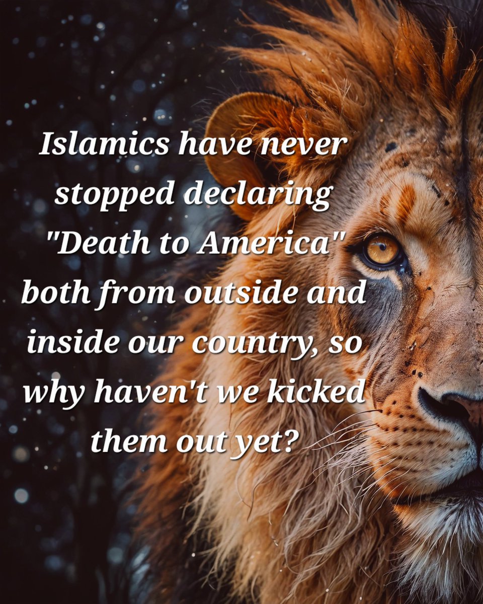 The Lion King movie portrays exactly what the American people are facing right now with the Islamic Regime. Kick the hyenas out and restore the natural order before it's too late.
#America #removeislam #SaveAmerica #lionking #saveourchildren #americasfuture