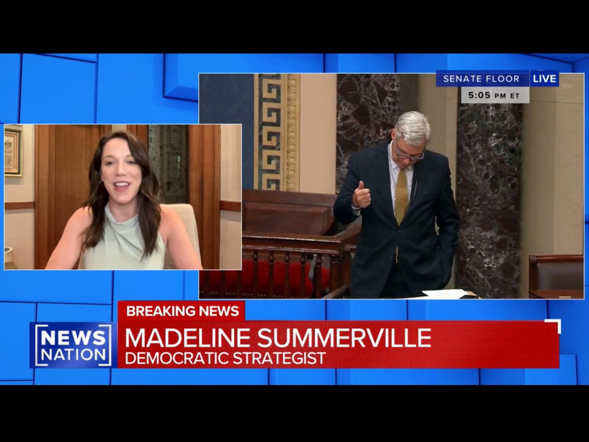 Madeline Summerville (@maddieshottake) on Twitter photo I Called it. First. On National TV.
It feels strange - and shameful, honestly - to be praising myself on social media, but I'm hoping - - maybe the right person might see this
Today I appeared on <a href="/NewsNation/">NewsNation</a> with the insightful (and badass) reporter, <a href="/KeleighBeeson/">Keleigh Beeson</a> , to talk I Called it. First. On National TV.
It feels strange - and shameful, honestly - to be praising myself on social media, but I'm hoping - - maybe the right person might see this
Today I appeared on <a href="/NewsNation/">NewsNation</a> with the insightful (and badass) reporter, <a href="/KeleighBeeson/">Keleigh Beeson</a> , to talk