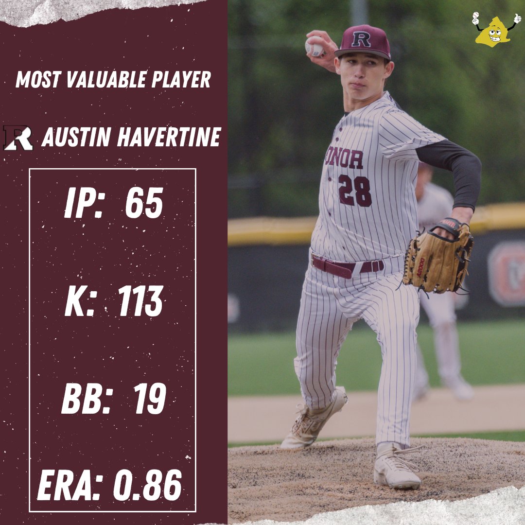 Introducing your 2025 Delco Baseball Now award winners, with Radnor’s Austin Havertine joining Penncrest’s Gavin Brown as our second ever Most Valuable Player award recipient 🧵

<a href="/AustinHavertine/">Austin Havertine</a>