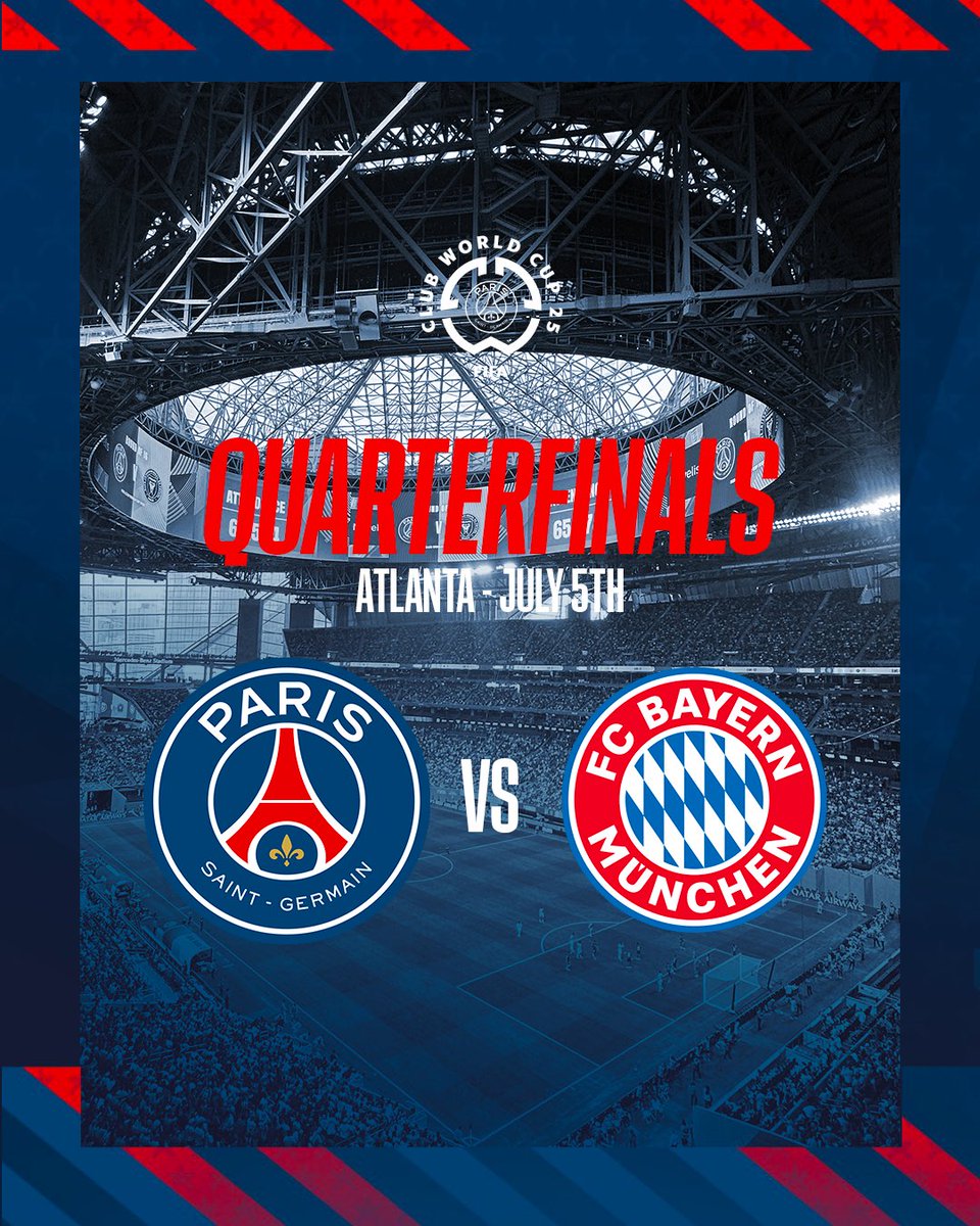 ⚽️ 準々決勝：バイエルン・ミュンヘン🗓️7月6日(日) ⏰午前1時