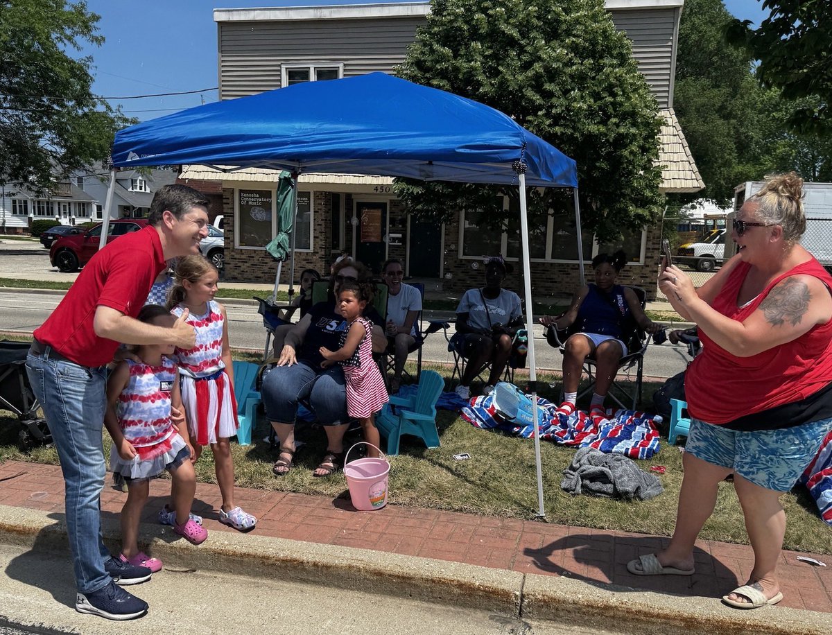 Perfect day for a parade!  Here's to 175 Kenosha!