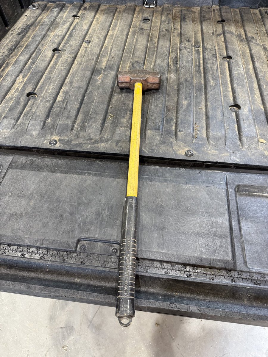 Asked my wife to grab a hammer for me.  Came back with this.  #overkill